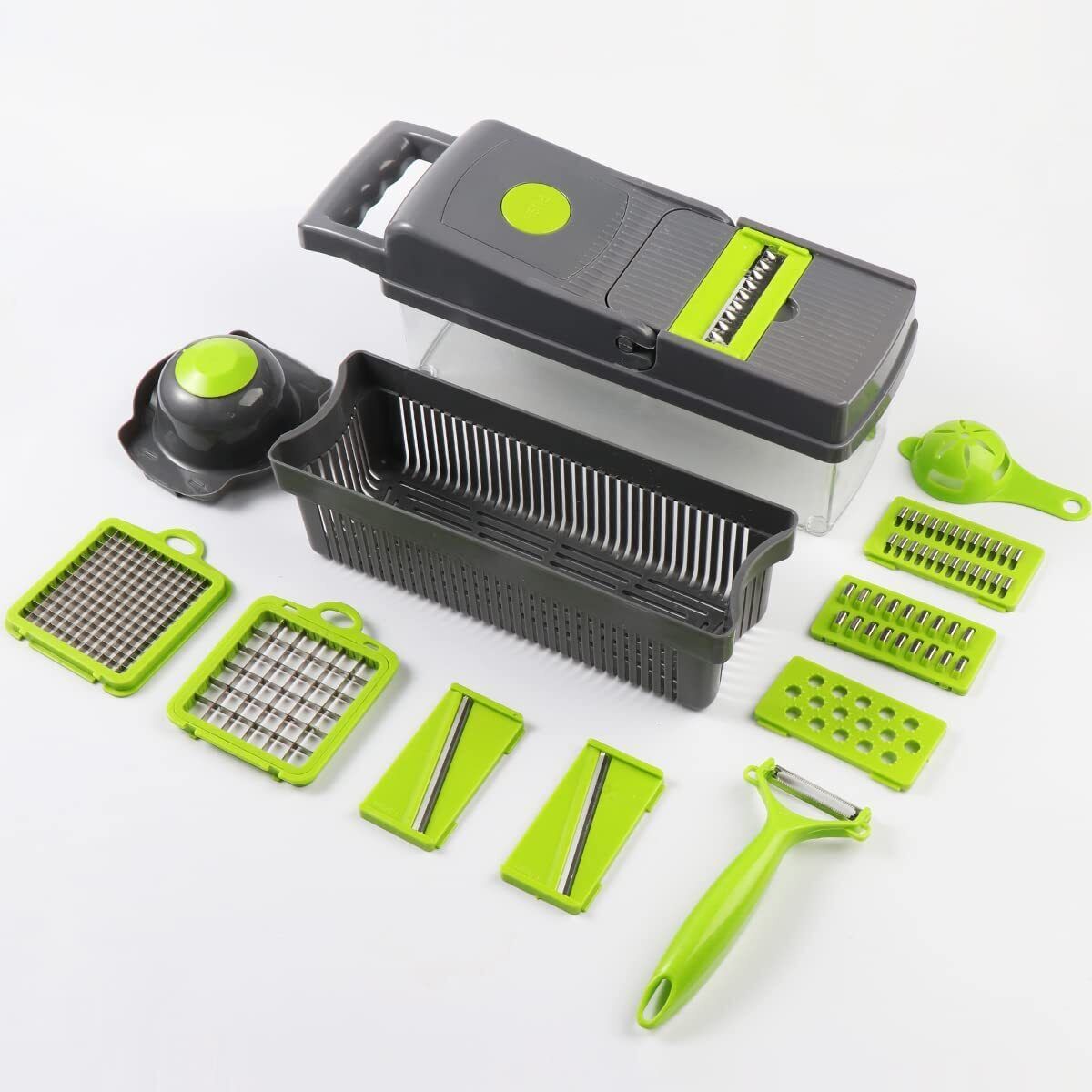 15 In 1 Food Vegetable Slicer Salad Fruit Peeler Cutter Dicer Chopper Kitchen - FREE SHIPPING