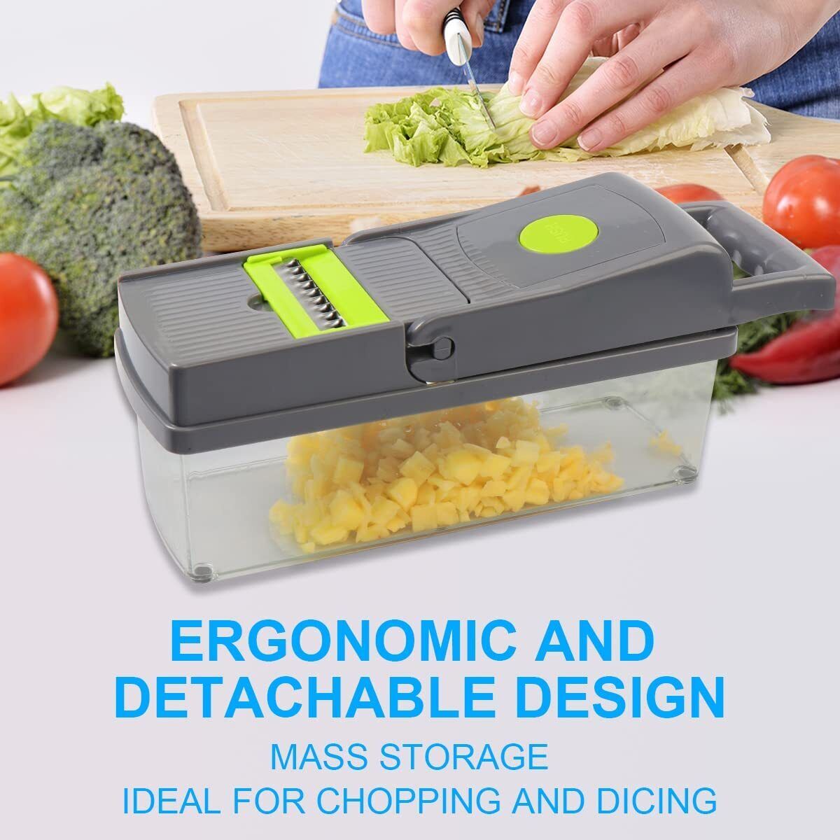 15 In 1 Food Vegetable Slicer Salad Fruit Peeler Cutter Dicer Chopper Kitchen - FREE SHIPPING